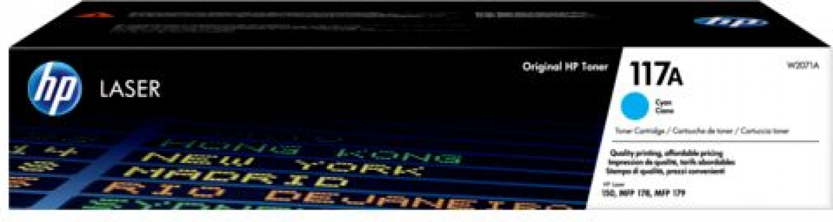 Тонер за лазерен принтер HP 117A, cyanна ниска цена с бърза доставка - BestPC.BG