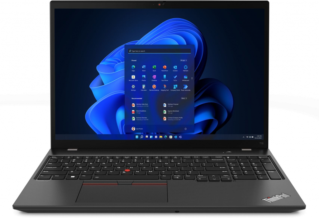 Лаптоп LENOVO ThinkPad T16 G1, Core i5-1235U, 16GB, 512GB SSD NVMe, 16" 1920 x 1200 FHD+на ниска цена с бърза доставка - BestPC.BG