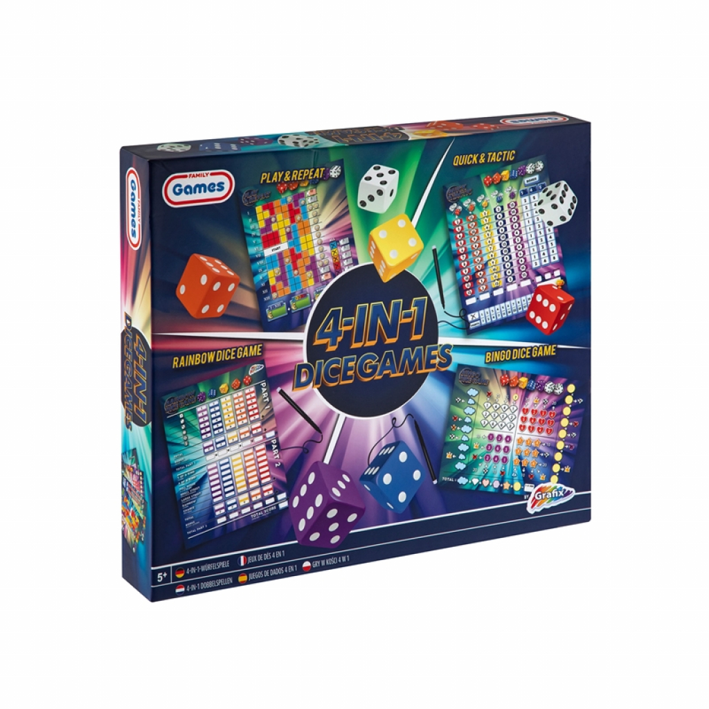 Moxy Игри със зарове, 4 в 1на ниска цена с бърза доставка - BestPC.BG