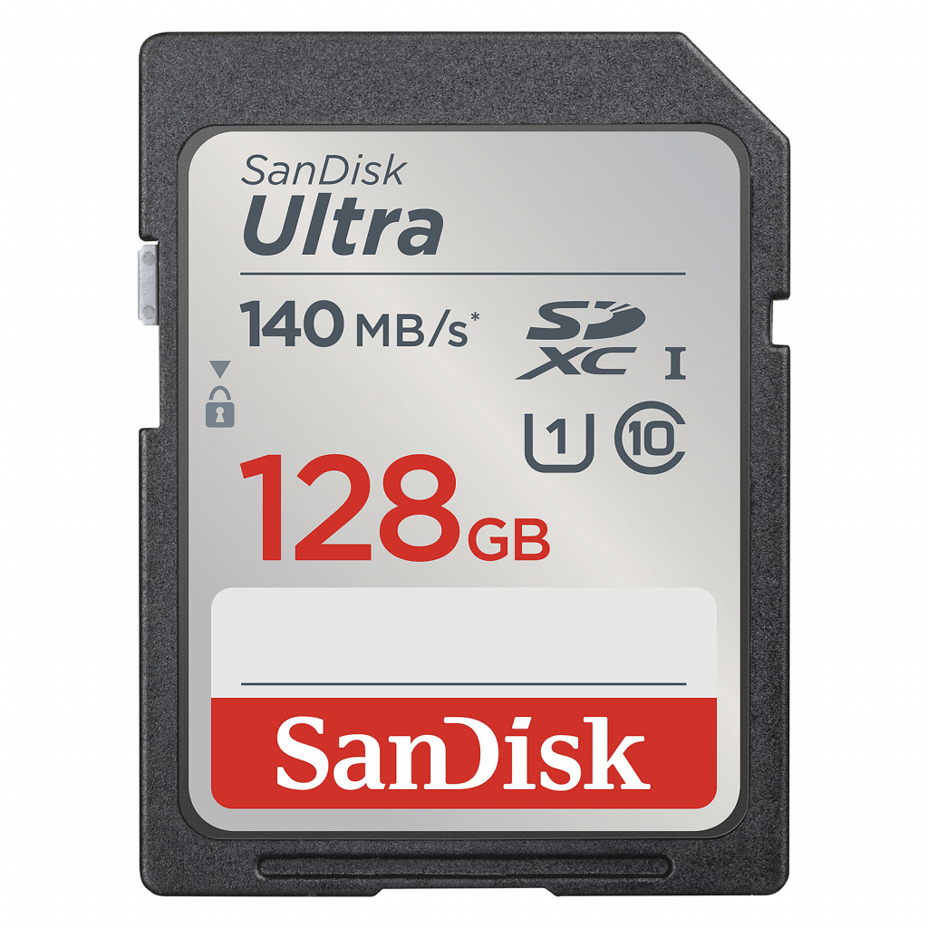SD/флаш карта SANDISK Ultra 128GB SDXC Memory Card 140MB-sна ниска цена с бърза доставка