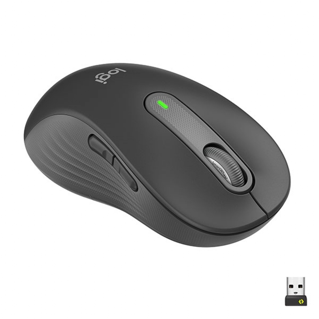 Мишка Logitech Wireless Signature M650 L, Graphiteна ниска цена с бърза доставка - BestPC.BG