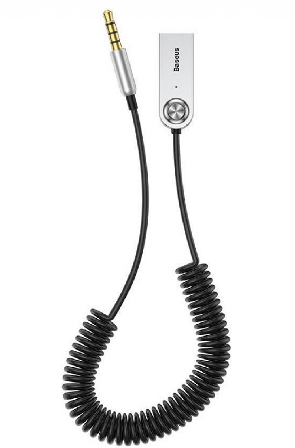Кабел/адаптер Аудио приемник Baseus Bluetooth Aux Jack 3.5mm за кола, черен, CABA01-01на ниска цена с бърза доставка - BestPC.BG