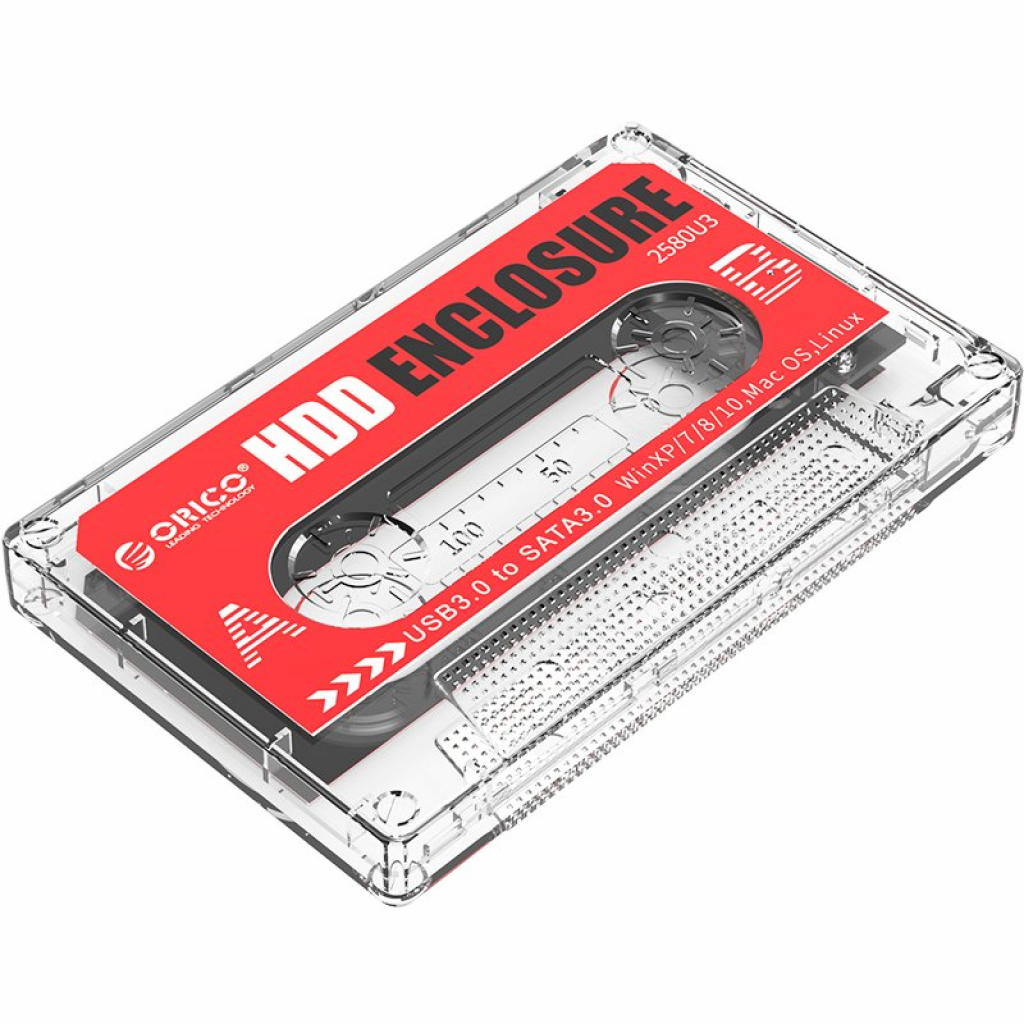 Кутия/Чекмедже за HDD Orico Storage - Case - 2.5 inch USB3.0 Retro Look - 2580U3-CRна ниска цена с бърза доставка - BestPC.BG