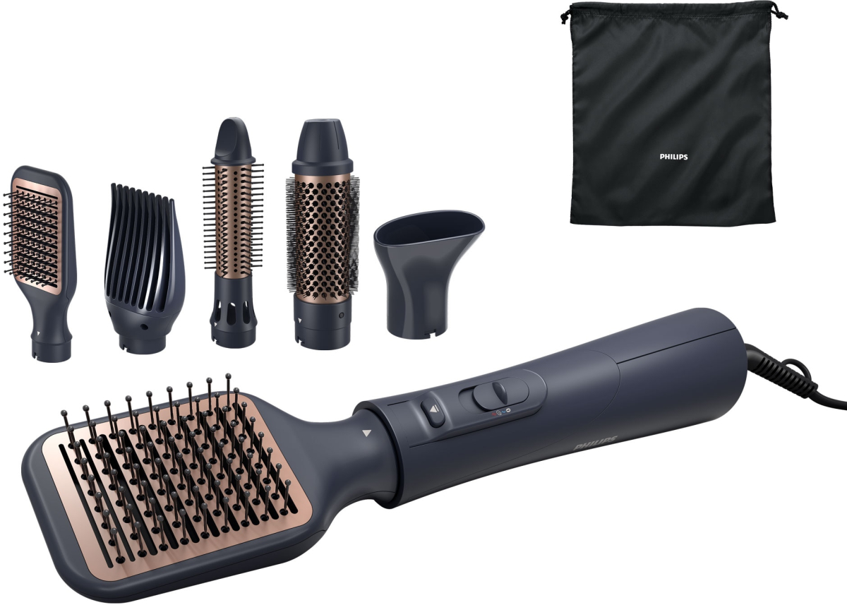 Електрическa четкa за коса Philips Air Styler 5000, 1000 W, Керамикана ниска цена с бърза доставка - BestPC.BG