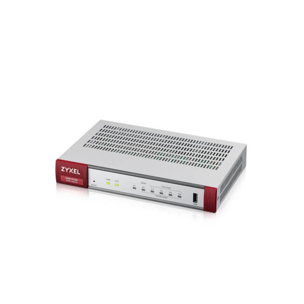 Рутер/Маршрутизатор ZyXEL USG Flex Firewall 10-100-1000, 1xWAN, 4xLAN-DMZ ports, 1xUSB (Device only)на ниска цена с бърза доставка - BestPC.BG