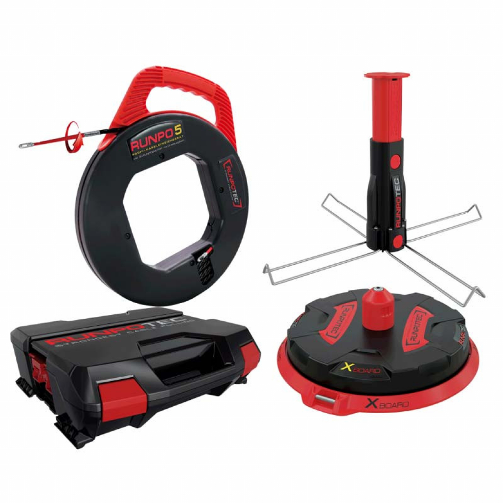 Инструмент/Тестер Комплект от 30 м жило, уред и накрайник за развиване на кабели и удобна кутияна ниска цена с бърза доставка - BestPC.BG