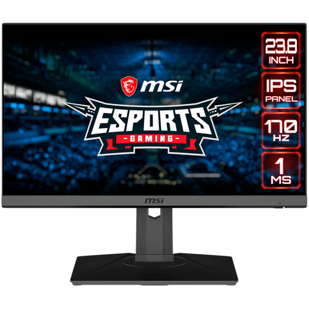 Монитор MSI OPTIX MAG245R2 Gaming Monitor 23.8" 170Hz, FHD (1920x1080) 16:9на ниска цена с бърза доставка - BestPC.BG