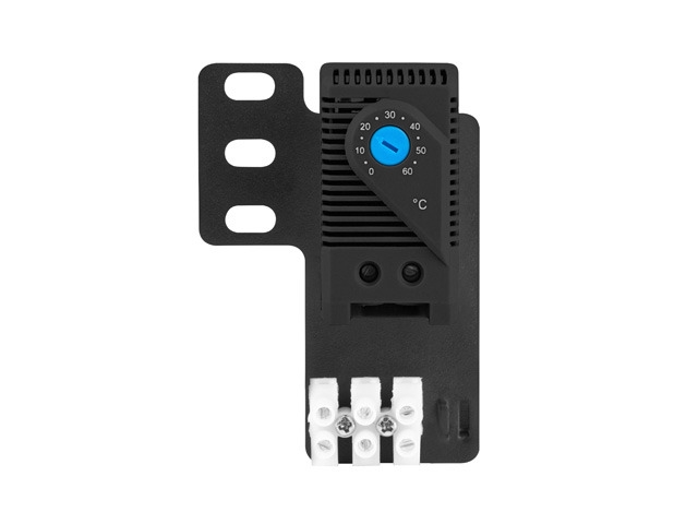Аксесоар за шкаф Lanberg closed-loop thermostat 19" 10A with ear terminal block, blackна ниска цена с бърза доставка - BestPC.BG