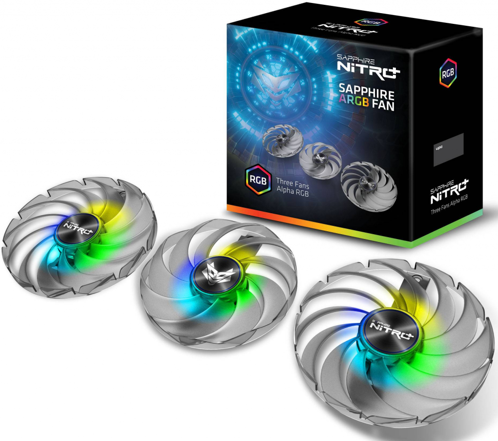 Комплект вентилатори SAPPHIRE ARGB NITRO+ Fansна ниска цена с бърза доставка - BestPC.BG