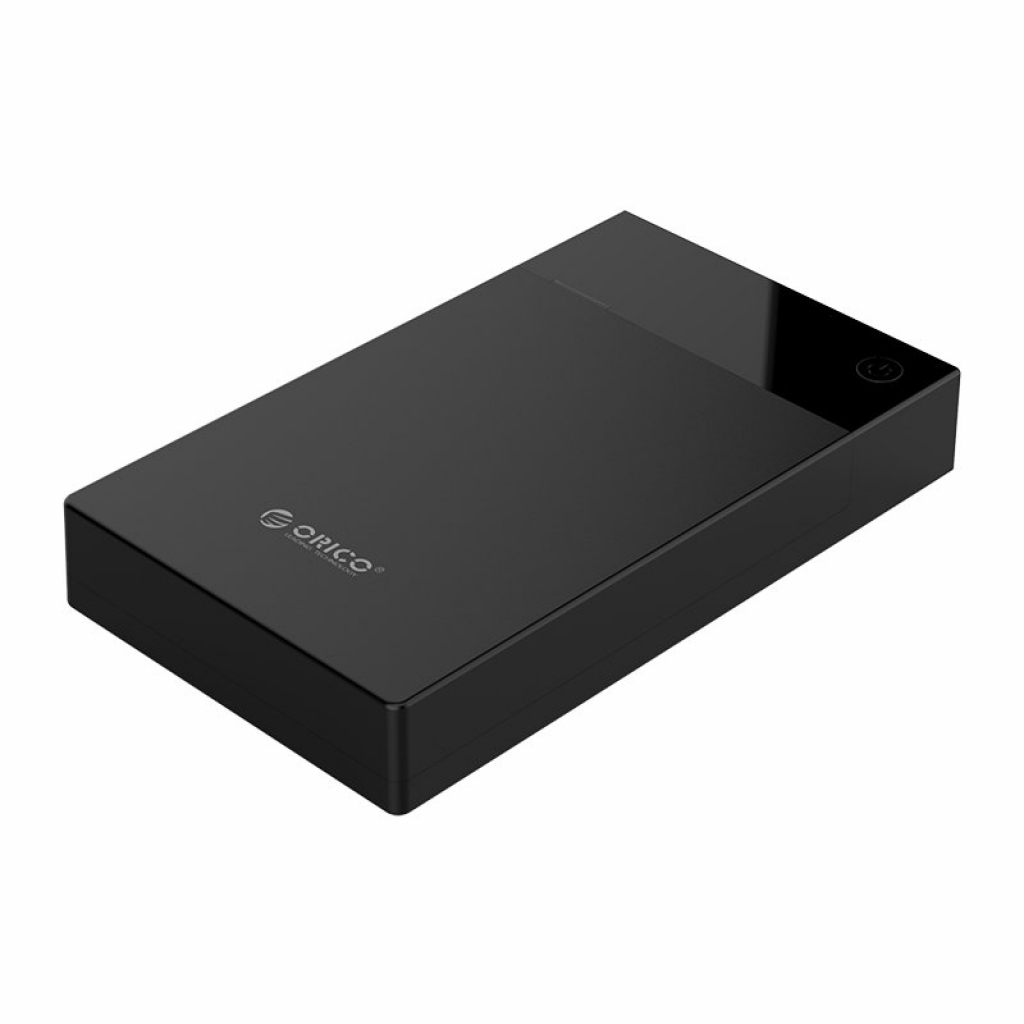 Orico кутия за диск Storage - Case - 3.5 inch, USB3.0, Built-in Power adapter, UASP, blackна ниска цена с бърза доставка - BestPC.BG