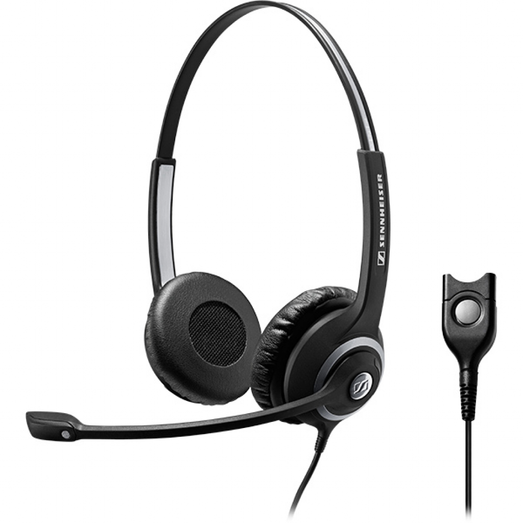 Стерео слушалки 
Sennheiser SC 260 EPOS I, QD, чернина ниска цена с бърза доставка - BestPC.BG
