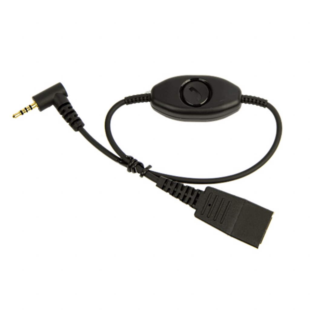 JABRA QD,  2.5 mm жак, PTT, Nokia, Cisco кабелна ниска цена с бърза доставка - BestPC.BG