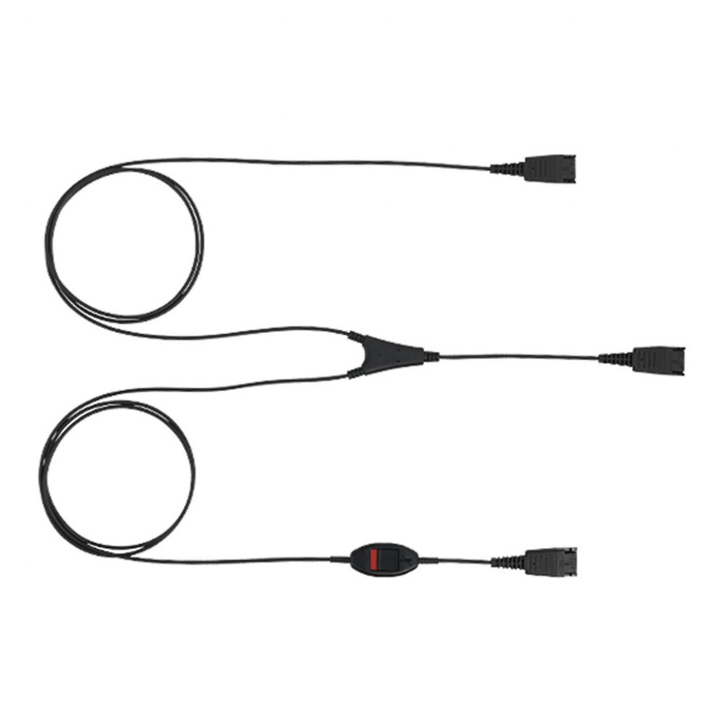 Продукт Jabra Y-надзорен кабел w/mute QD-2xQDна ниска цена с бърза доставка - BestPC.BG