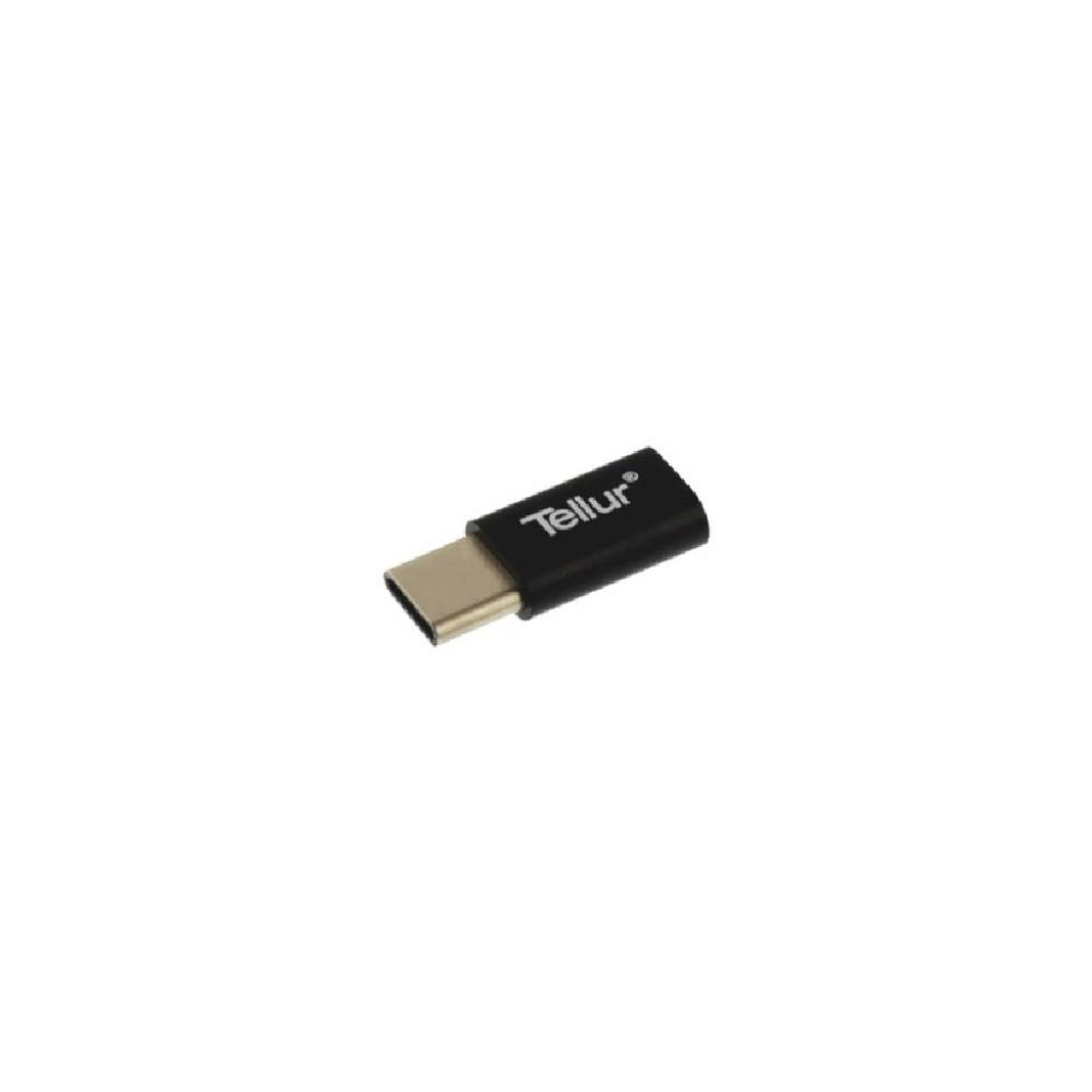 Tellur адаптер, USB-C - Micro-USB, черенна ниска цена с бърза доставка - BestPC.BG