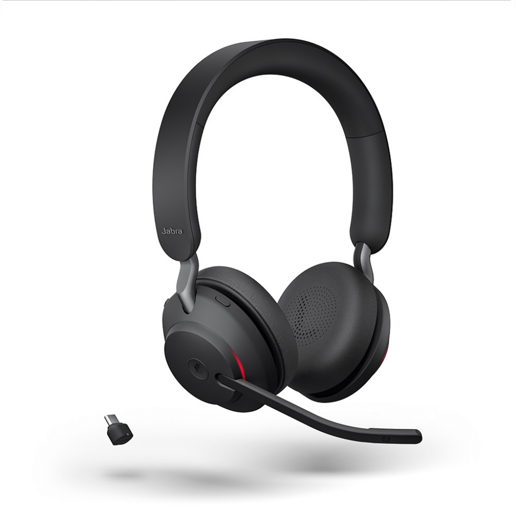 Стерео слушалки Jabra EVOLVE2 65, USB-C, чернина ниска цена с бърза доставка - BestPC.BG