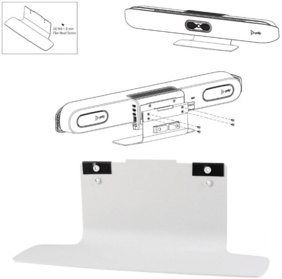 Други HP Poly СТОЙКА ЗА POLY STUDIO X50на ниска цена с бърза доставка - BestPC.BG