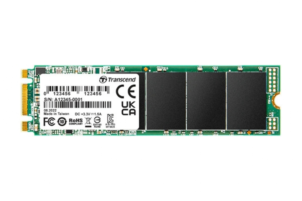 SSD Transcend 500GB, M.2 2280 SSD, SATA3 B+M Key, TLCна ниска цена с бърза доставка - BestPC.BG