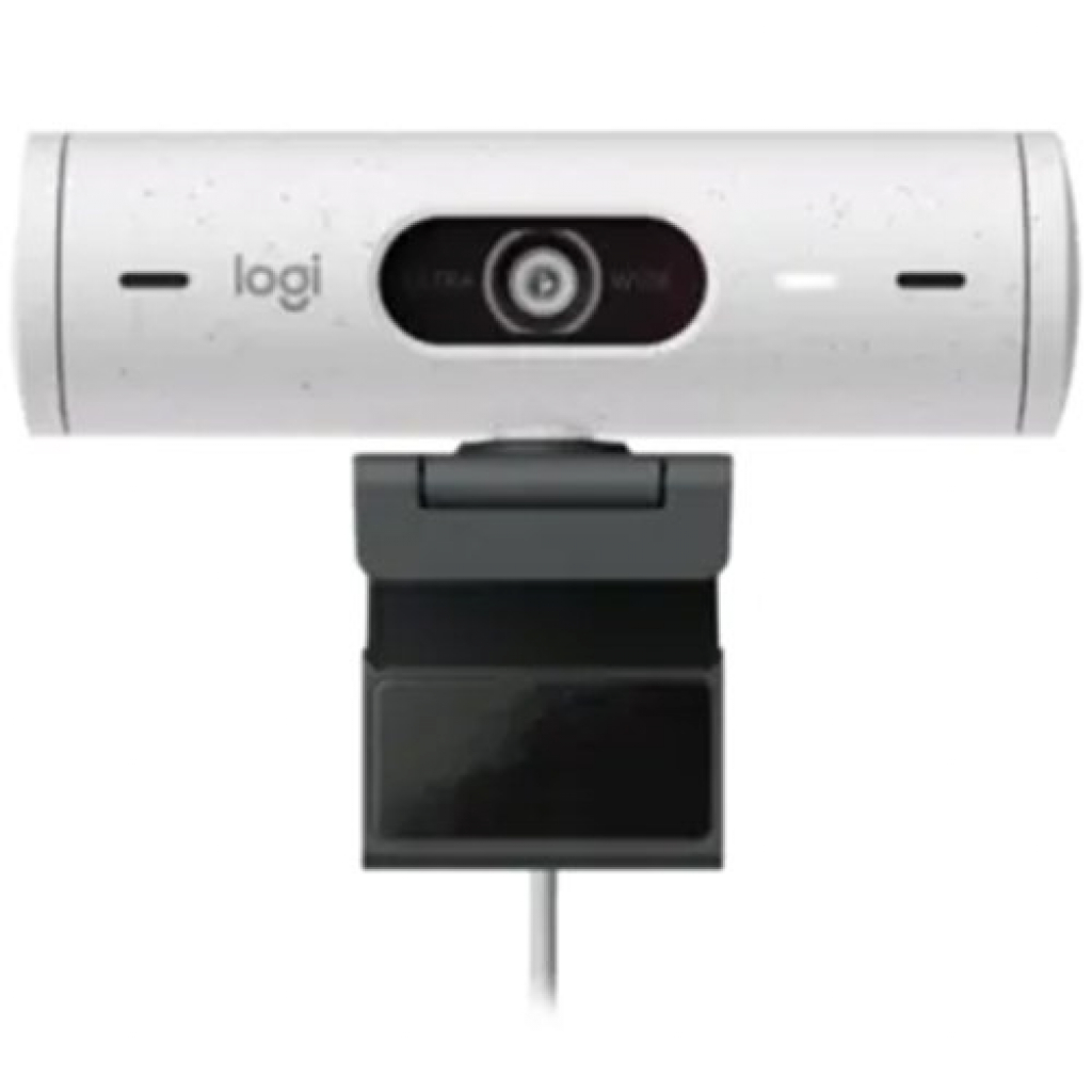 Уеб камера LOGITECH BRIO 500 - OFF-WHITE - USB - EMEA28на ниска цена с бърза доставка - BestPC.BG