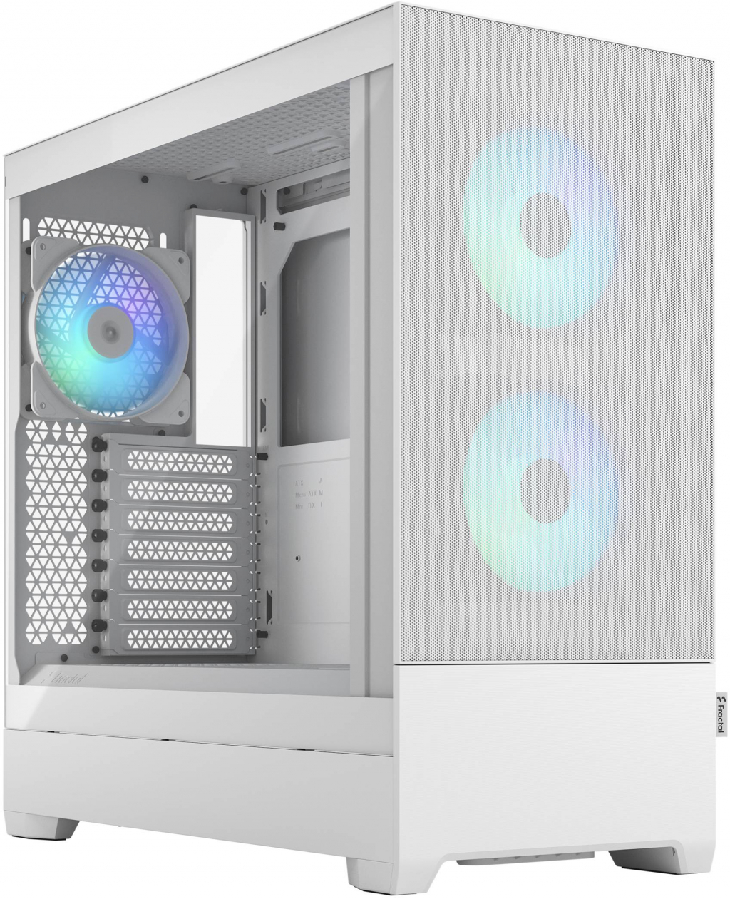 Кутия Fractal Design Pop Air RGB, бялна ниска цена с бърза доставка - BestPC.BG