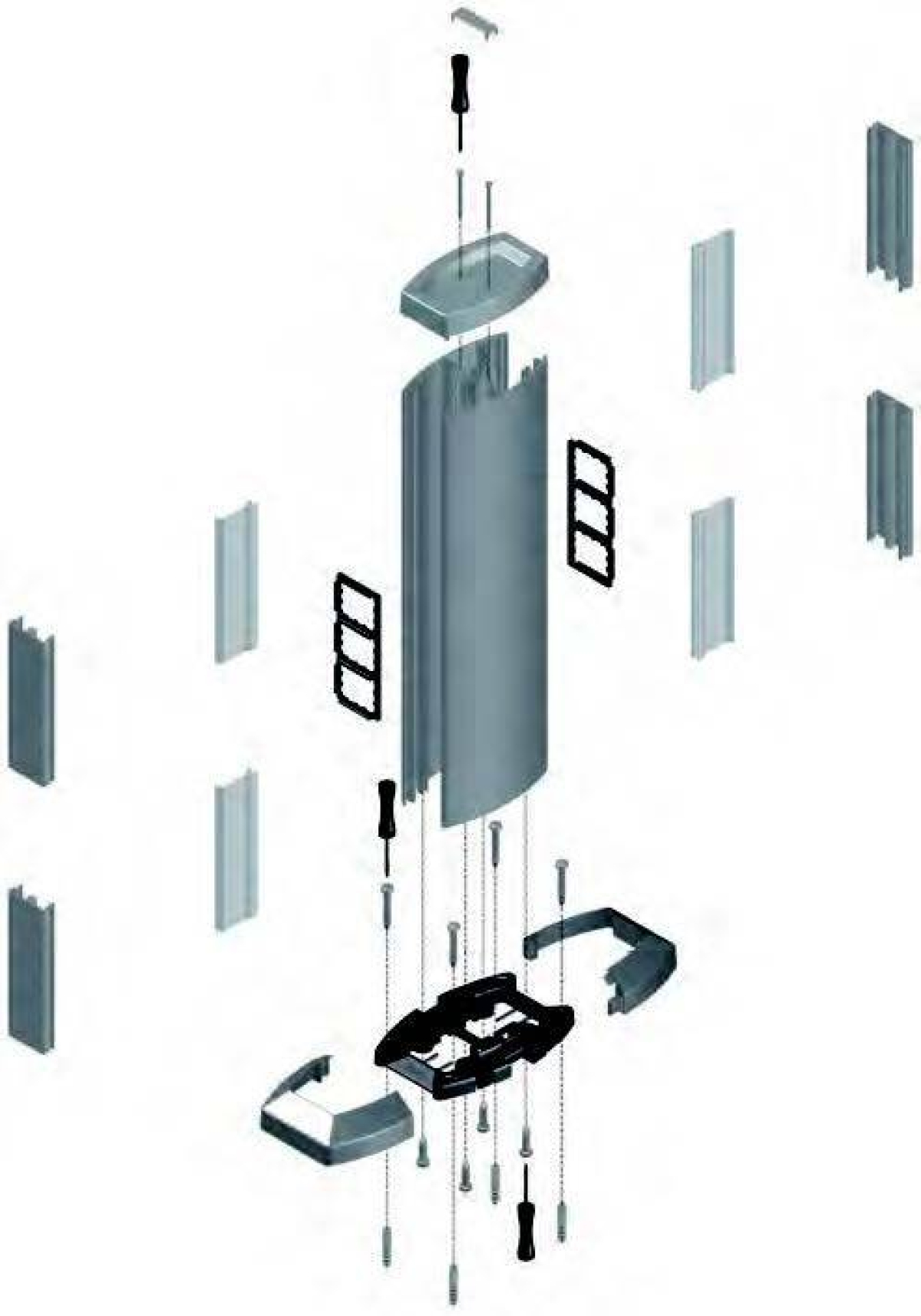Продукт Алуминиева колонка с различна височина - 340 мм.на ниска цена с бърза доставка - BestPC.BG