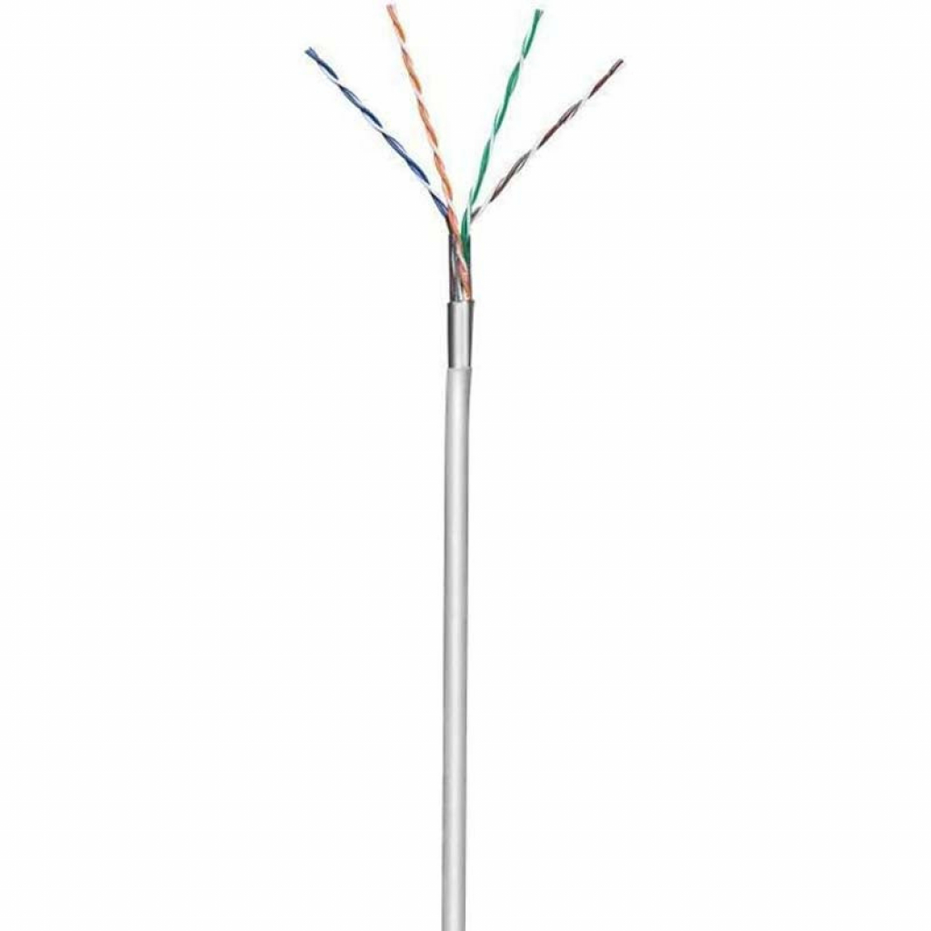 Инсталационен LAN кабел Kатегория 5е, F-UTP, сив, кутия 305 м, CCAна ниска цена с бърза доставка - BestPC.BG