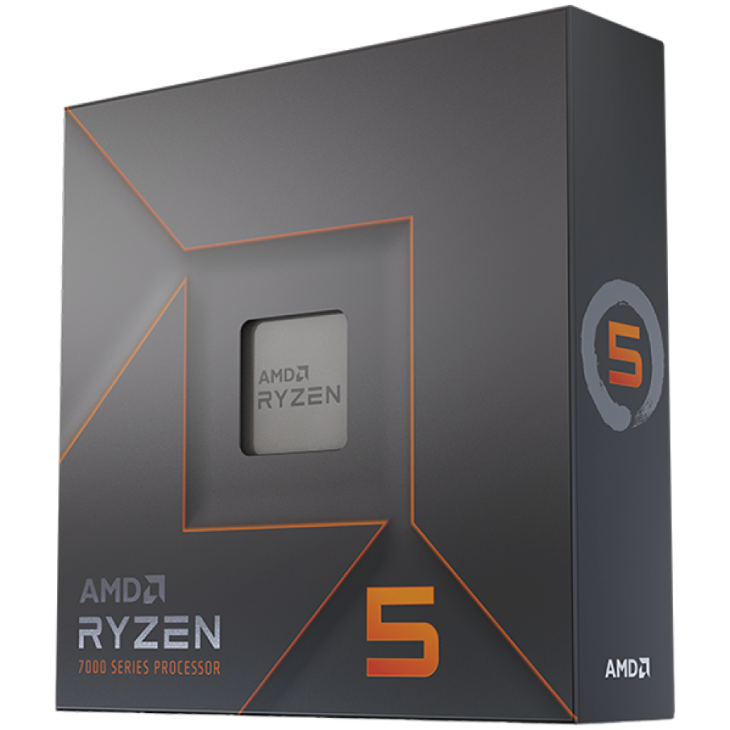 Процесор AMD CPU Desktop Ryzen 5 6C-12T 7600X (4.7-5.0GHz Boost, 38MB, 105W, AM5) boxна ниска цена с бърза доставка - BestPC.BG