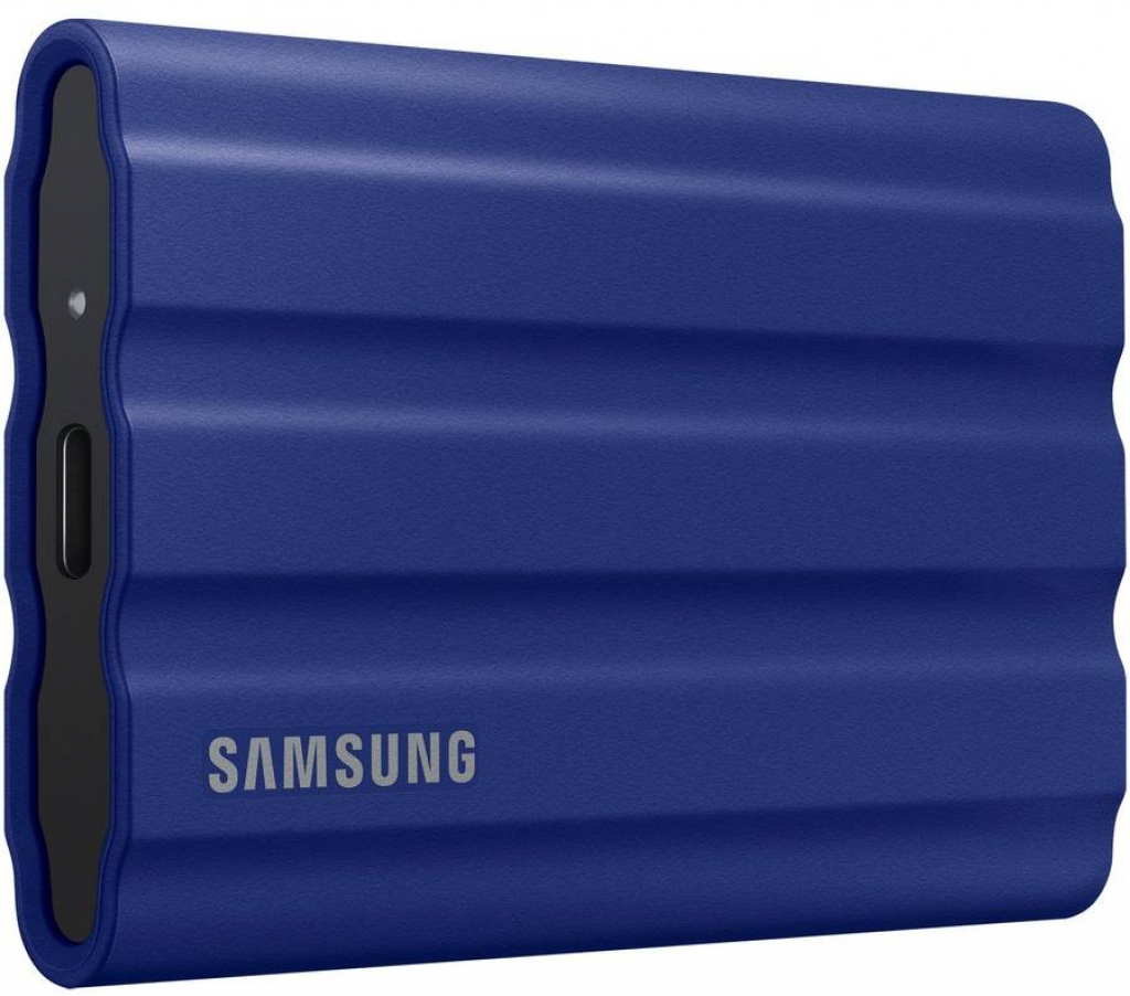 SSD външен SAMSUNG Portable SSD T7 Shield 2TB USB 3.2 Gen 2 + IPS 65 blueна ниска цена с бърза доставка - BestPC.BG