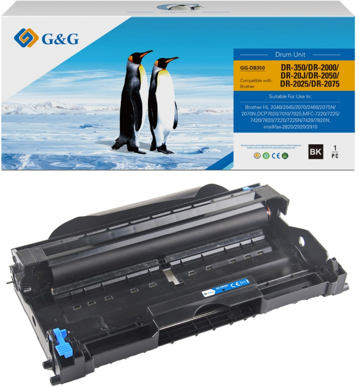 Аксесоар за принтер Барабан за BROTHER HL 2030/ 2040/ 2070N NT-D0350 / NT-DB350 G&Gна ниска цена с бърза доставка - BestPC.BG