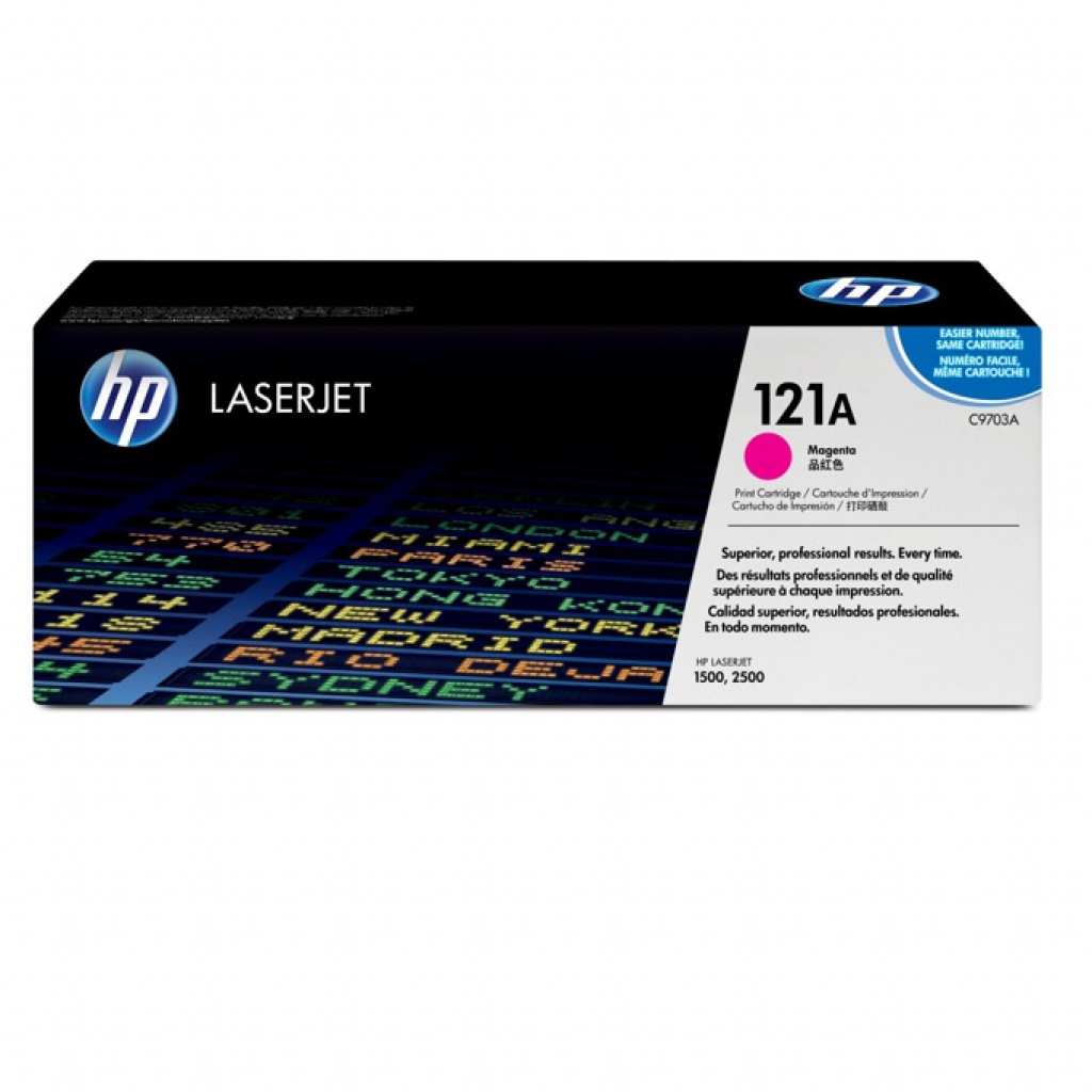 Тонер за лазерен принтер Касета за HP COLOR LASER JET 2500 / 1500 - /121A/ - Magenta - P№ C9703Aна ниска цена с бърза доставка - BestPC.BG