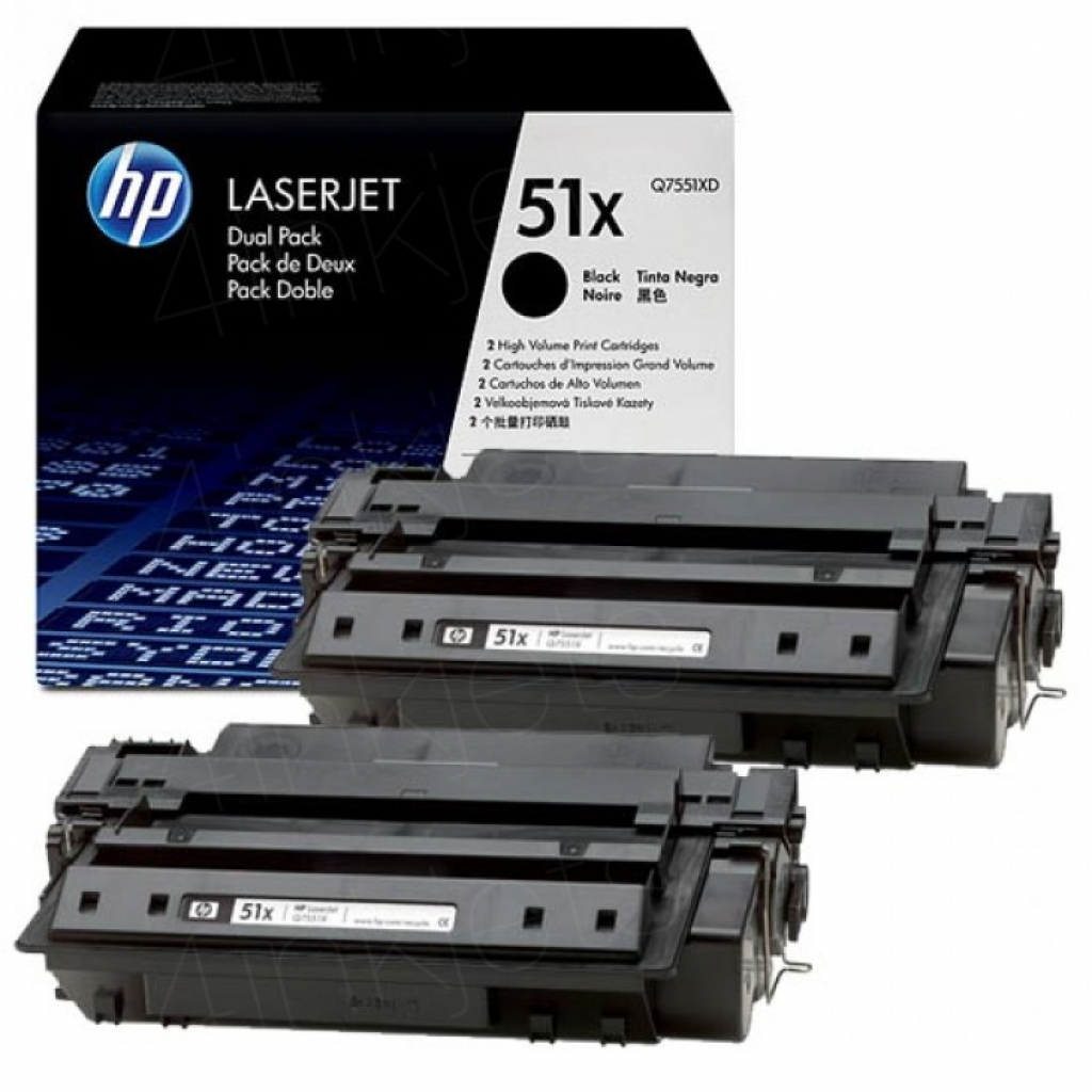 Тонер за лазерен принтер Комплект касети за HP LASER JET P3005 /M3035mfp / M3027mfp - /51X/ - Twin packна ниска цена с бърза доставка - BestPC.BG