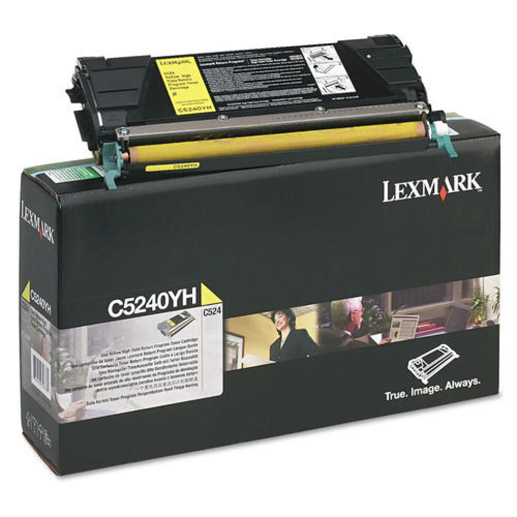 Тонер за лазерен принтер LEXMARK OPTRA C 524 - Yellow - Return program cartridgeна ниска цена с бърза доставка - BestPC.BG