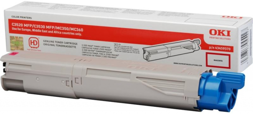 Тонер за лазерен принтер OKI C 3500 / 3520 / 3530 / MC350 / 360 - Magenta high - P№43459370на ниска цена с бърза доставка - BestPC.BG