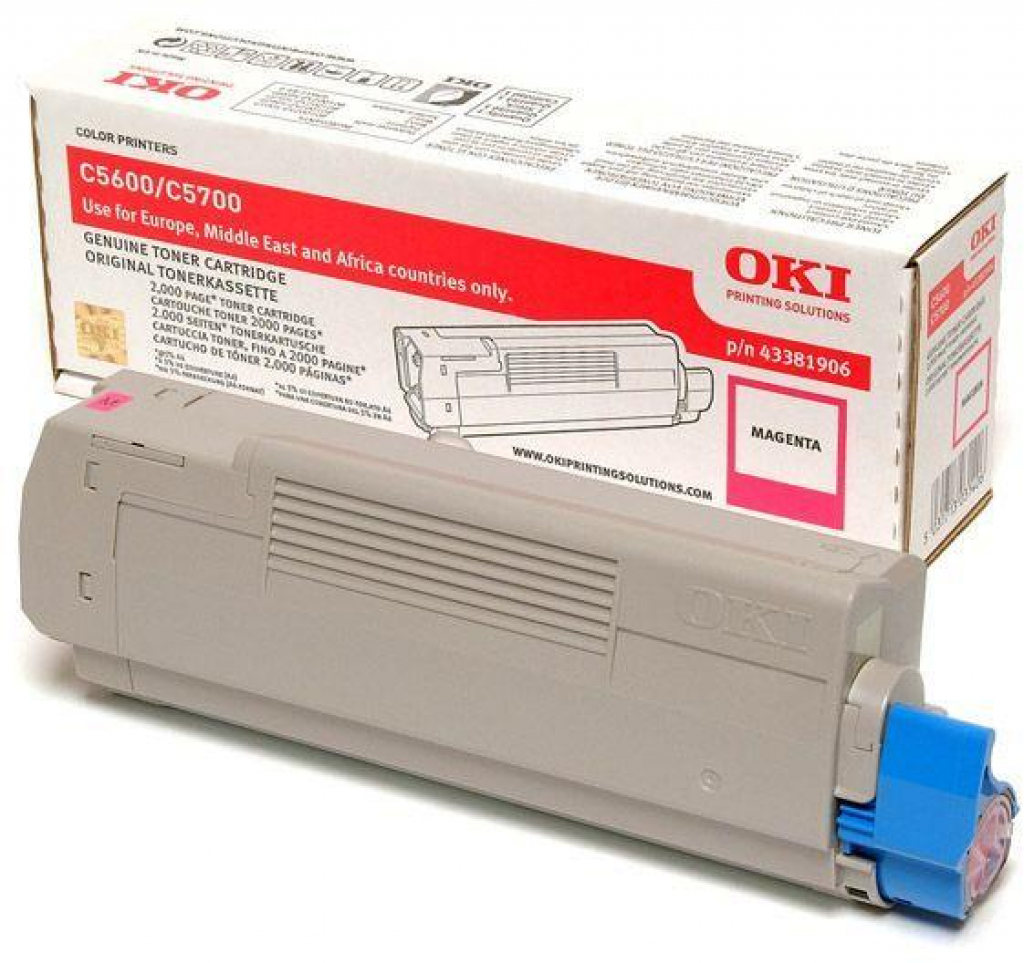 Тонер за лазерен принтер OKI C 5600 / 5700 - Magenta - P№43381906на ниска цена с бърза доставка - BestPC.BG