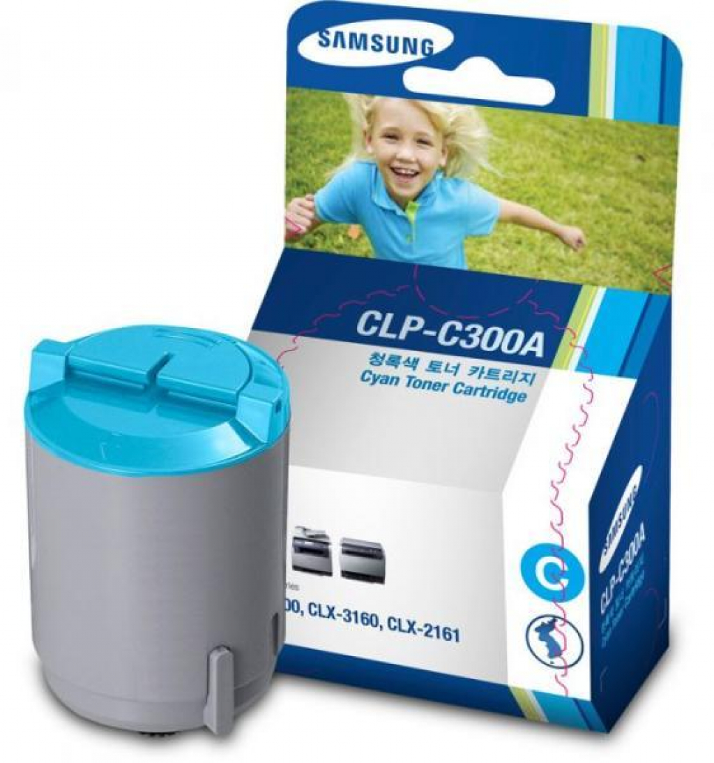 Касета с мастило SAMSUNG CLP300 / CLX 2160 / 3160 - Cyan P№CLP-C300Aна ниска цена с бърза доставка - BestPC.BG