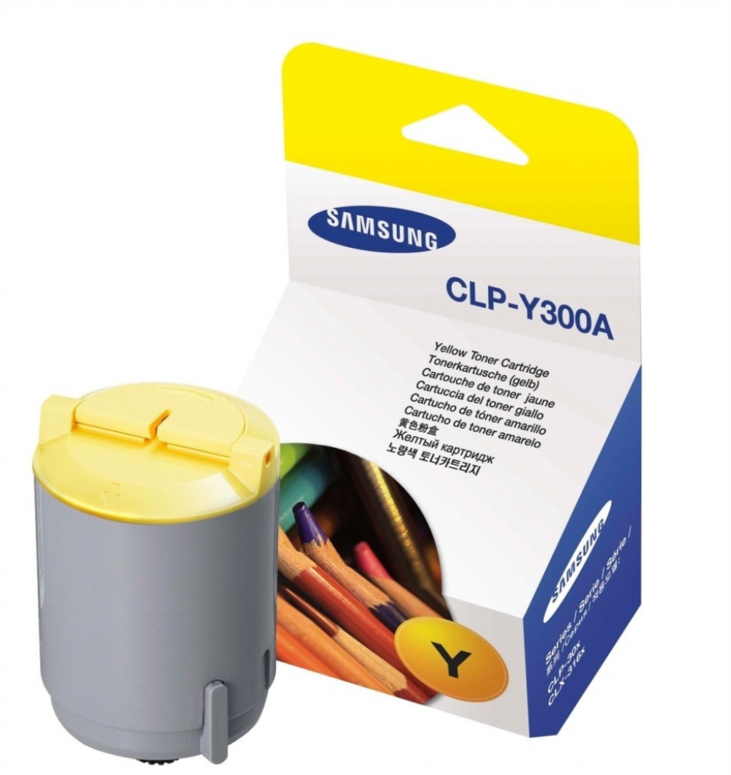 Касета с мастило SAMSUNG CLP300 / CLX 2160 / 3160 - Yellow P№CLP-Y300Aна ниска цена с бърза доставка - BestPC.BG