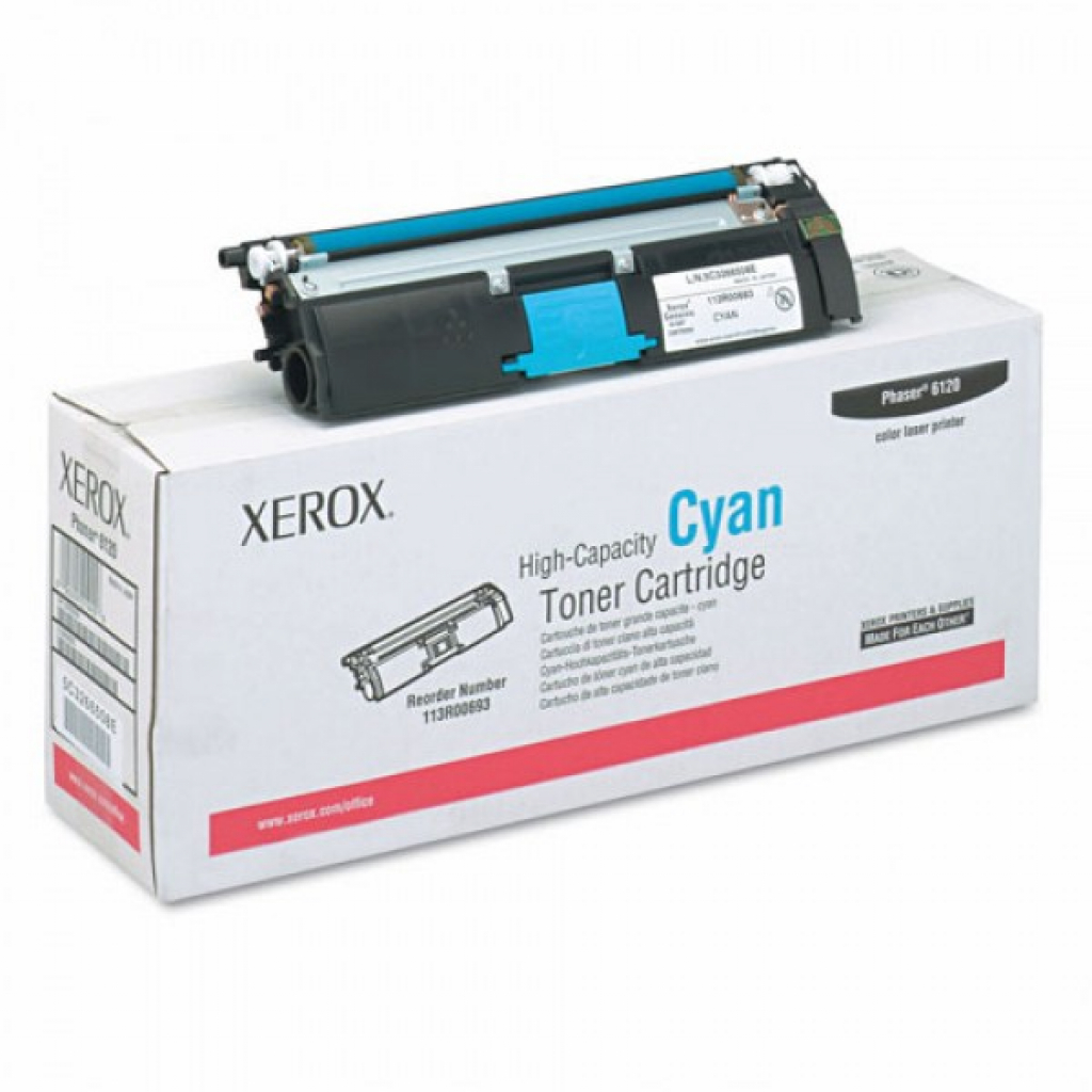 Тонер за лазерен принтер XEROX Phaser 6120N / 6115MFP / D - Cyan - P№ 113R00693на ниска цена с бърза доставка - BestPC.BG
