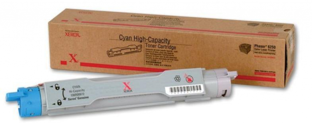 Тонер за лазерен принтер XEROX Phaser 6250 - Cyan - P№ 106R00672на ниска цена с бърза доставка - BestPC.BG