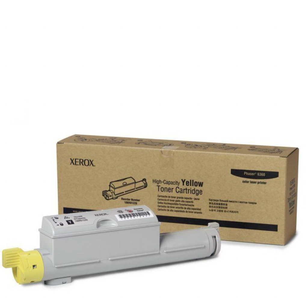 Тонер за лазерен принтер Касета за XEROX Phaser 6360 - Yellow - P№ 106R01220на ниска цена с бърза доставка - BestPC.BG