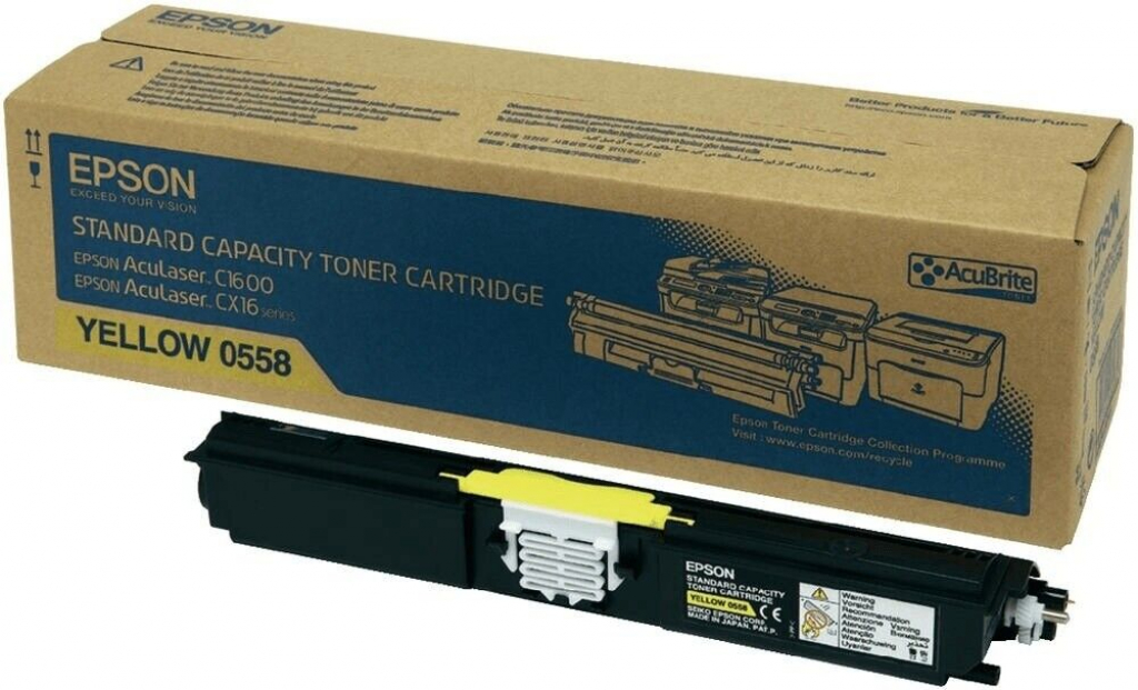 Тонер за лазерен принтер EPSON AcuLazer C1600 / CX 16N / 16NF / 16NDNF -Yellow P№ C13S050558на ниска цена с бърза доставка - BestPC.BG