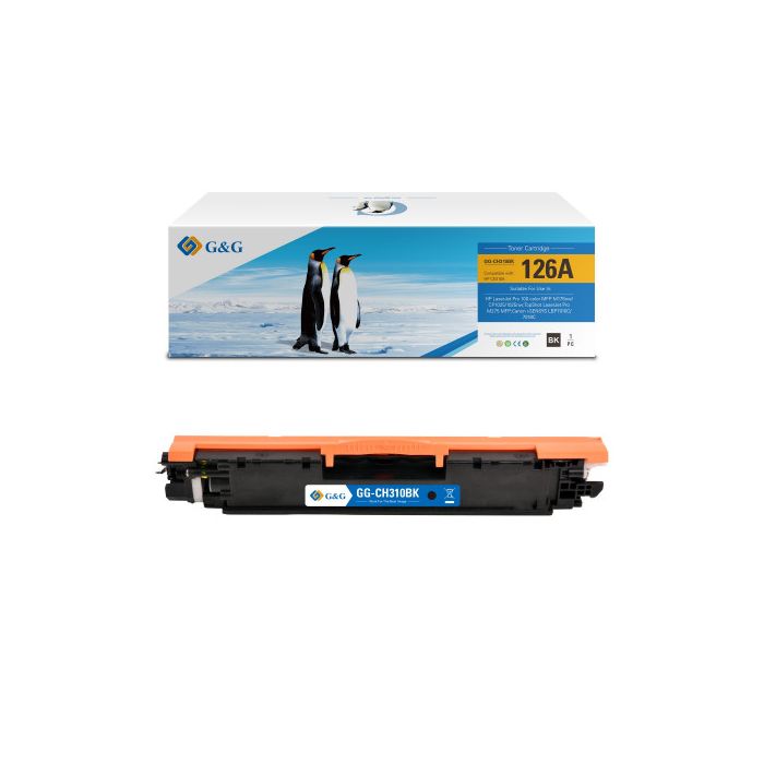 Тонер касета за HP Color Laser Jet CP1025 / 1025NW Series, Black, 100HPCE310Aна ниска цена с бърза доставка - BestPC.BG