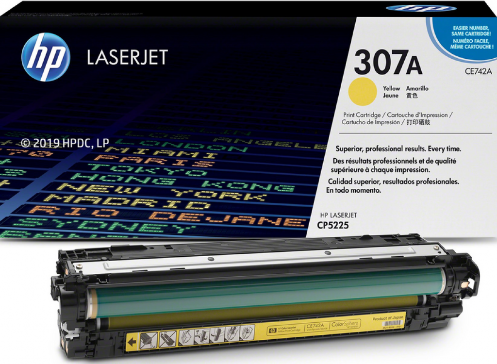 Тонер за лазерен принтер Касета за HP COLOR LASER JET CP5225 / CP5225n / CP5225dn Cartridge /307A/ - Yellowна ниска цена с бърза доставка - BestPC.BG
