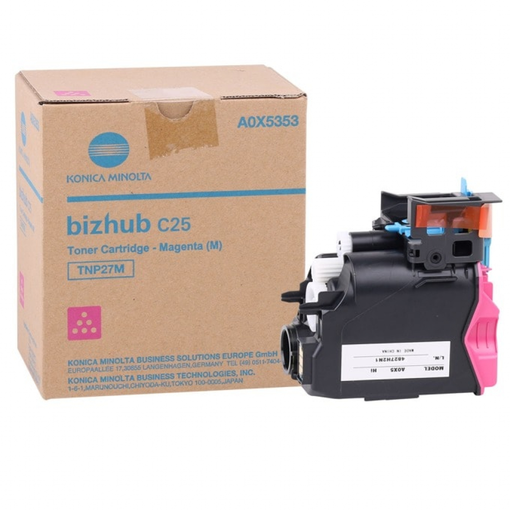 Тонер за лазерен принтер KONICA MINOLTA BIZHUB C25 - Magenta - TNP-27M - P№A0X5353на ниска цена с бърза доставка - BestPC.BG