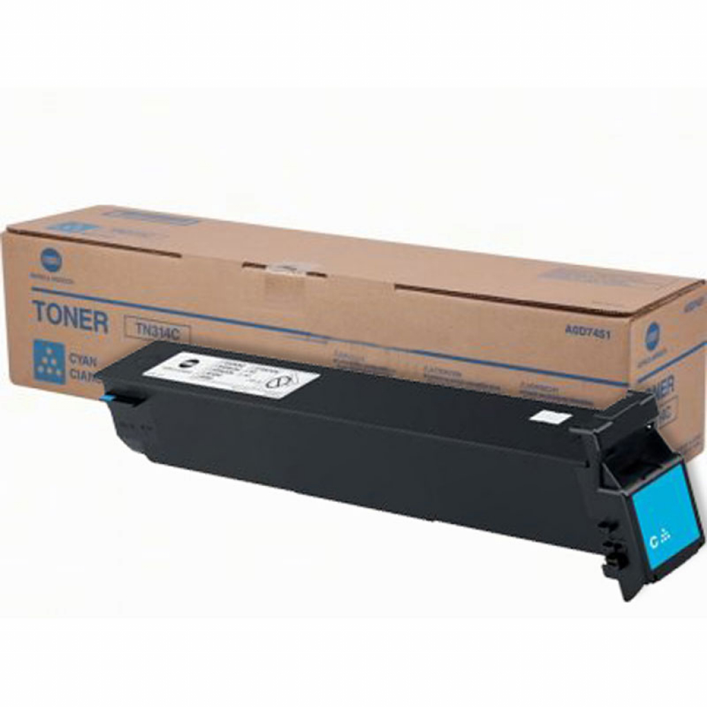 Тонер за лазерен принтер Касета за KONICA MINOLTA BIZHUB C353 / C355 - Cyan - TN314C - P№ A0D7451на ниска цена с бърза доставка - BestPC.BG