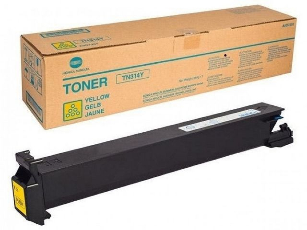 Тонер за лазерен принтер Касета за KONICA MINOLTA BIZHUB C353 / C355 - Yellow - TN314Y - P№ A0D7251на ниска цена с бърза доставка - BestPC.BG
