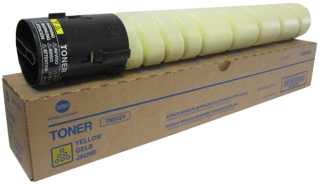 Тонер за лазерен принтер Касета за KONICA MINOLTA BIZHUB C454 / C554 - Yellow - TN512Y - P№ A33K252на ниска цена с бърза доставка - BestPC.BG