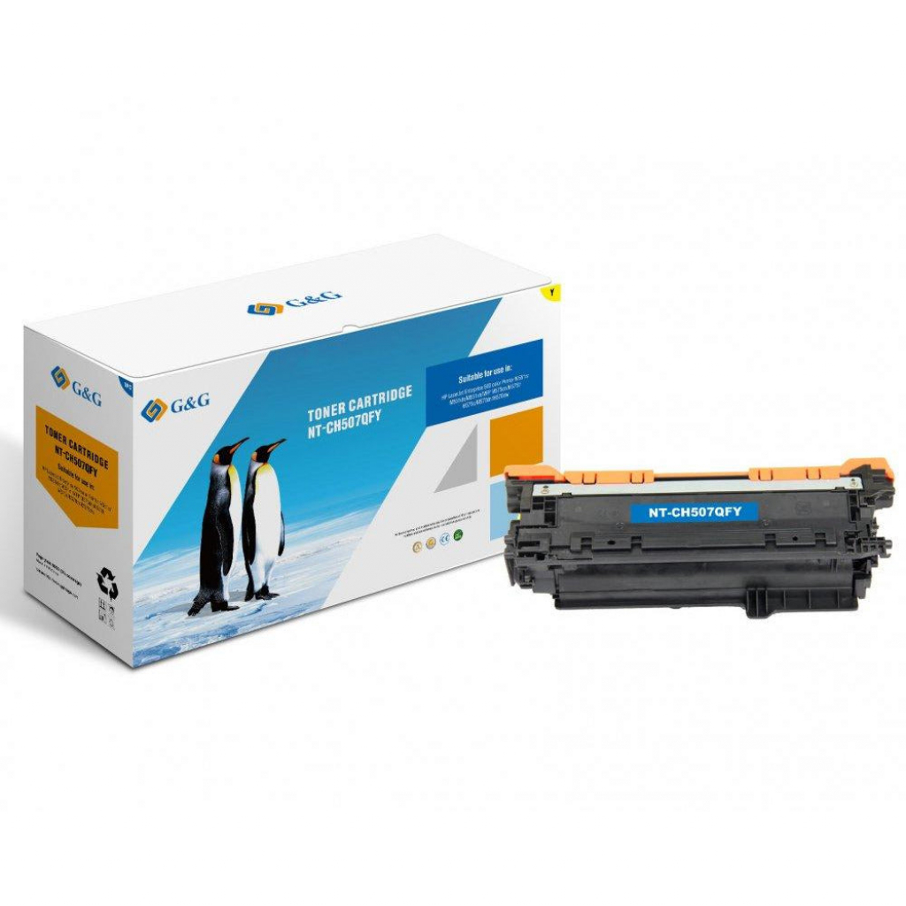 Тонер за лазерен принтер HP COLOR LASER JET E500 /507A/ - Yellow - CE402A P№NT-CH507QFY - G&Gна ниска цена с бърза доставка - BestPC.BG