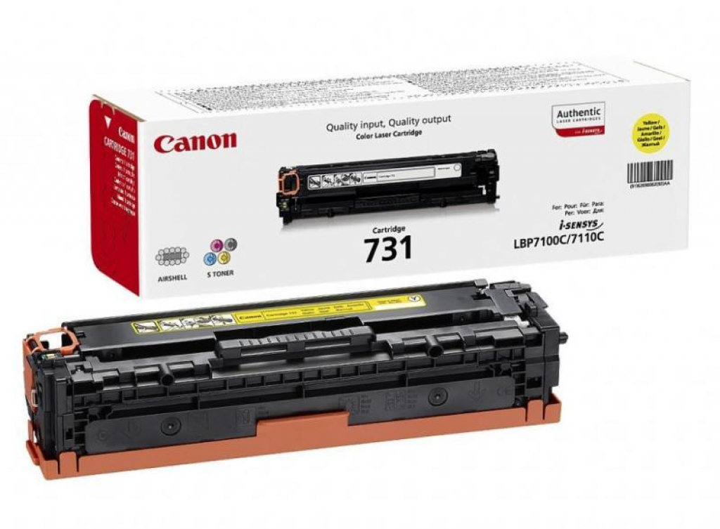 Тонер за лазерен принтер CANON LBP 7100 / 7110 / 8230 / 8280 - Yellow - CRG-731Yна ниска цена с бърза доставка - BestPC.BG