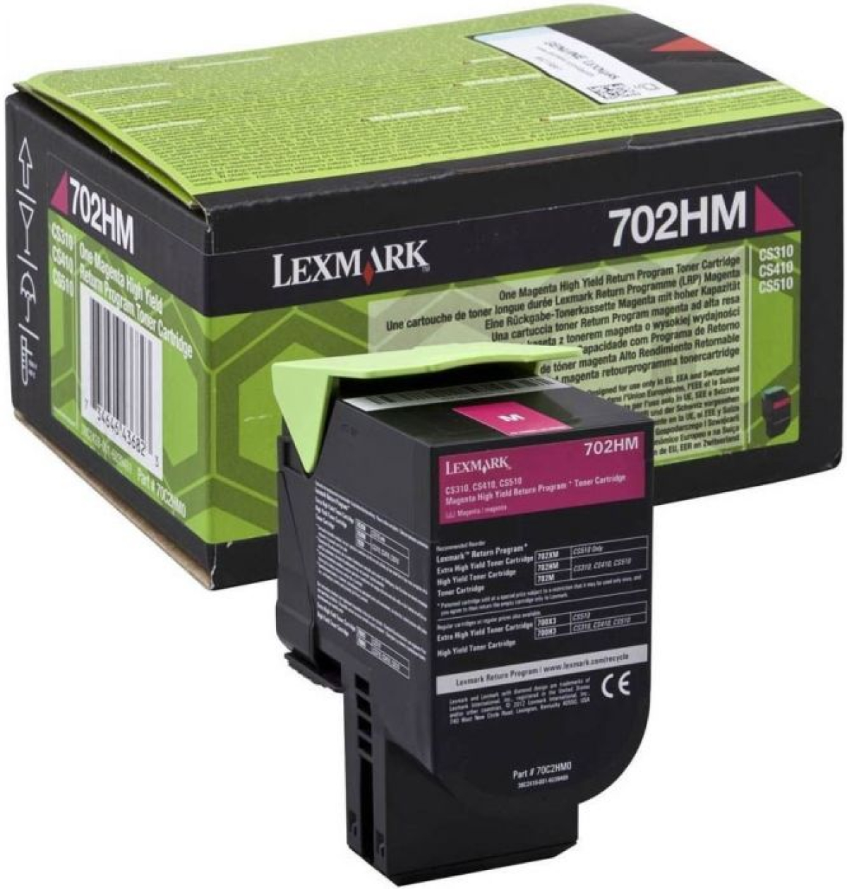 Тонер за лазерен принтер LEXMARK CS310 / CS410 / CS510 - Magenta - High Return program cartridgeна ниска цена с бърза доставка - BestPC.BG