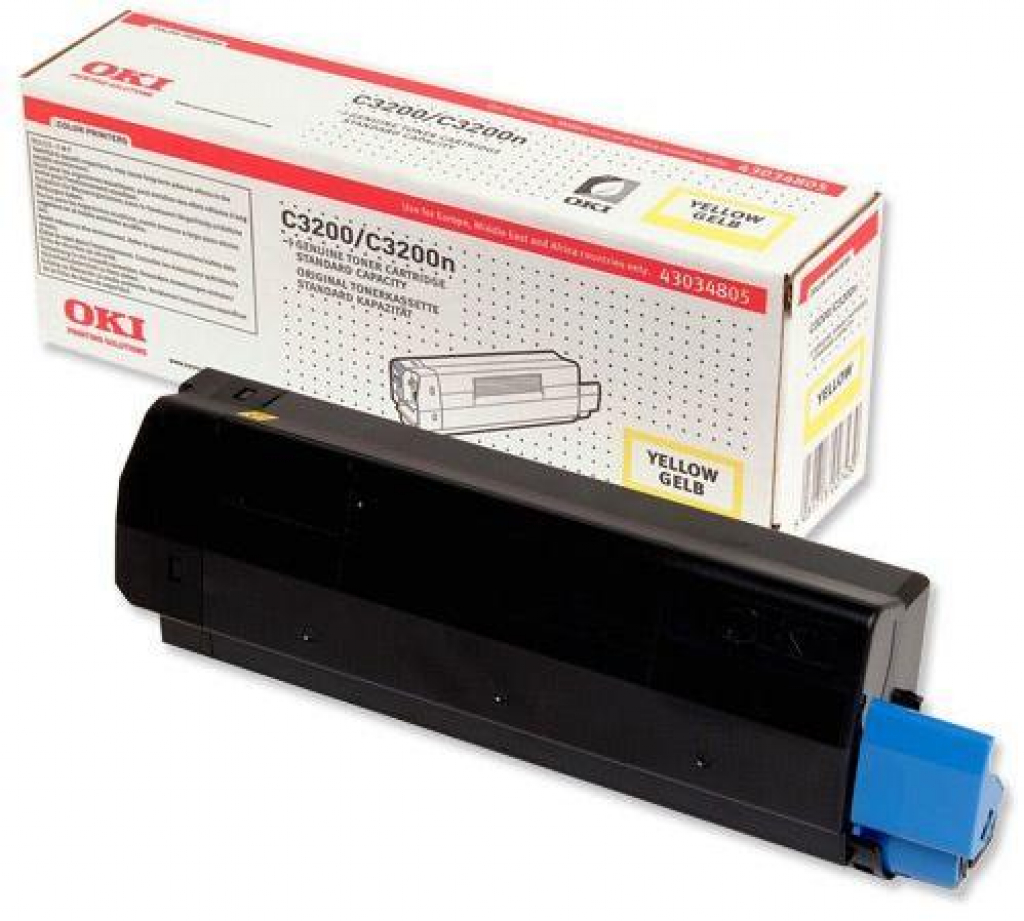 Тонер за лазерен принтер OKI C 3200 - Yellow P№ 42804537на ниска цена с бърза доставка - BestPC.BG