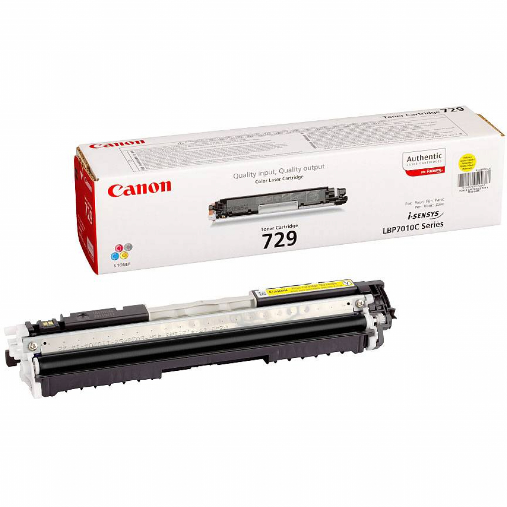Тонер за лазерен принтер CANON LBP 7018C / LBP7010C - Yellow - CRG-729Y - P№ CR4367B002AAна ниска цена с бърза доставка - BestPC.BG